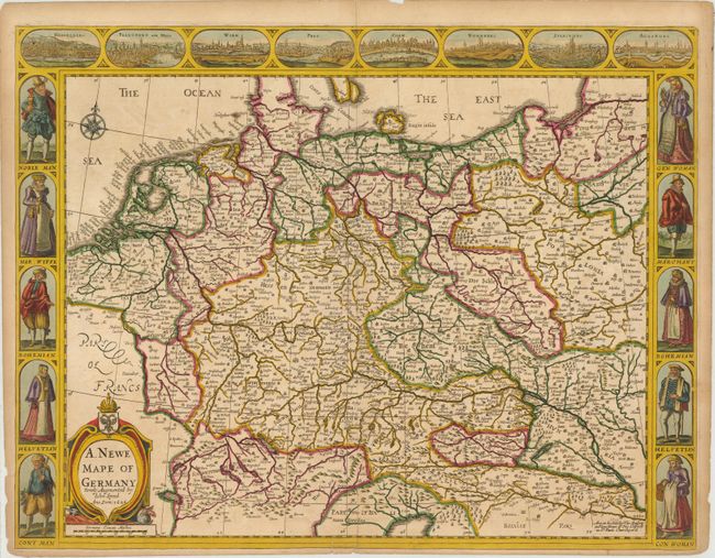 A Newe Mape of Germany Newly Augmented by Iohn Speed. Ano Dom. 1626