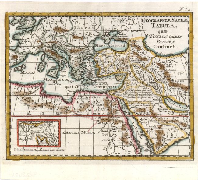 Geographiae Sacrae Tabula, quae Totius Orbis Partes Continent