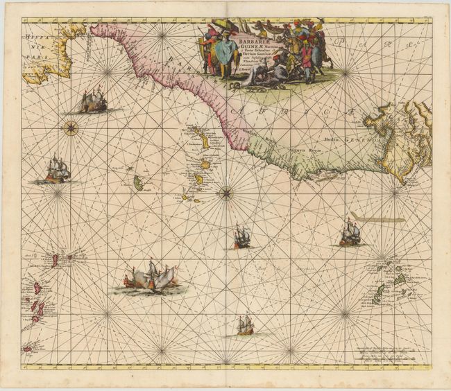 Barbariae et Guineae Maritimi a Freto Gibraltar ad Fluvium Gambiae cum Insulis Salfis Flandricis et Canaricis