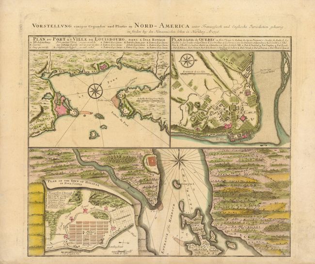 Vorstellung einiger Gegenden und Plaetze in Nord-America unter Franzoesisch und Englische Jurisdiction Gehoerig