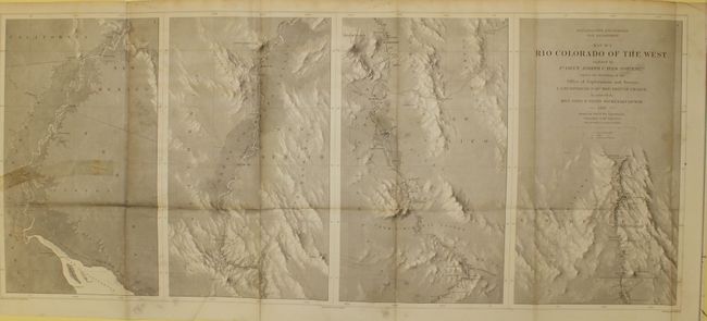 Map No. 1  [and] Map No. 2 Rio Colorado of the West explored by 1st Lieut. Joseph C. Ives [with] Report upon the Colorado River of the West