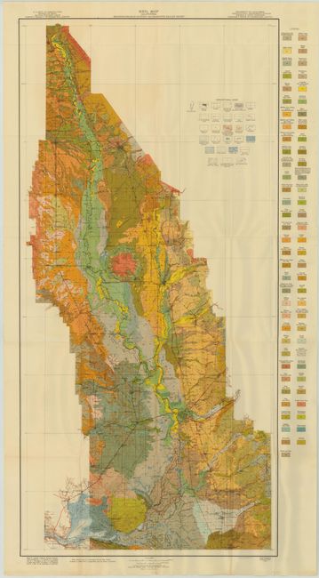 Soil Map, California, Reconnoissance Survey - Sacramento Valley Sheet