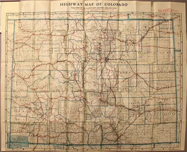 Highway Map of Colorado