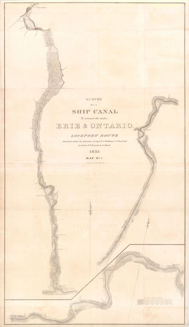 Survey for a Ship Canal to Connect the Lakes Erie & Ontario