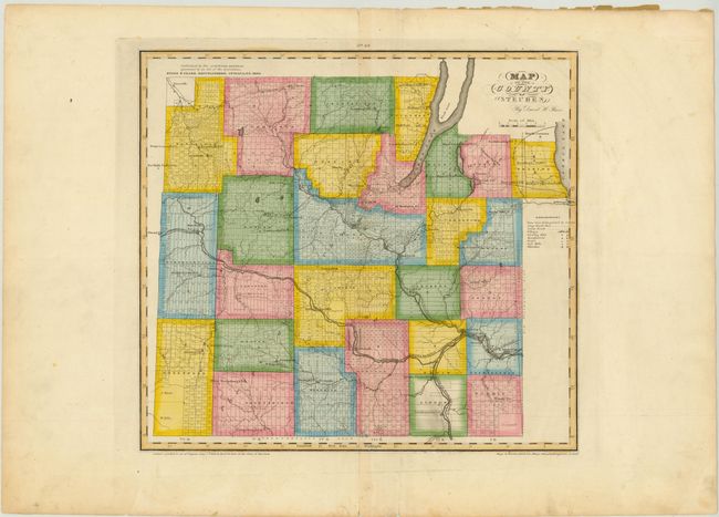 Map of the County of Steuben