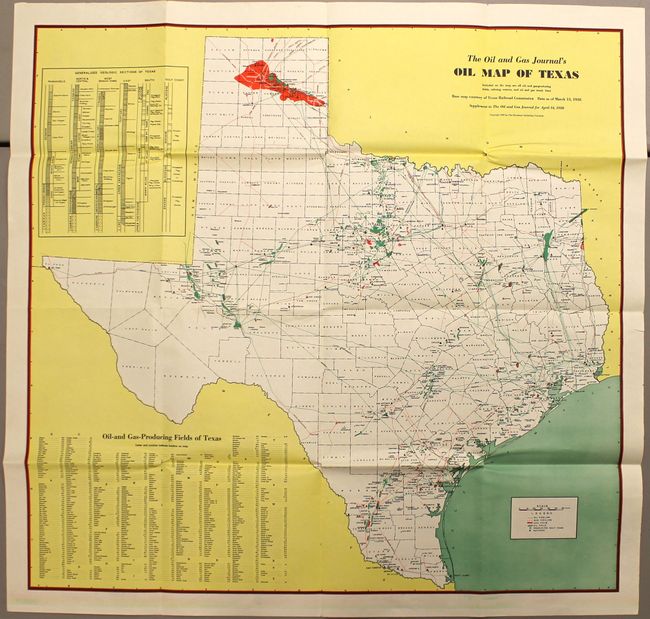 The Oil and Gas Journal's Oil Map of Texas