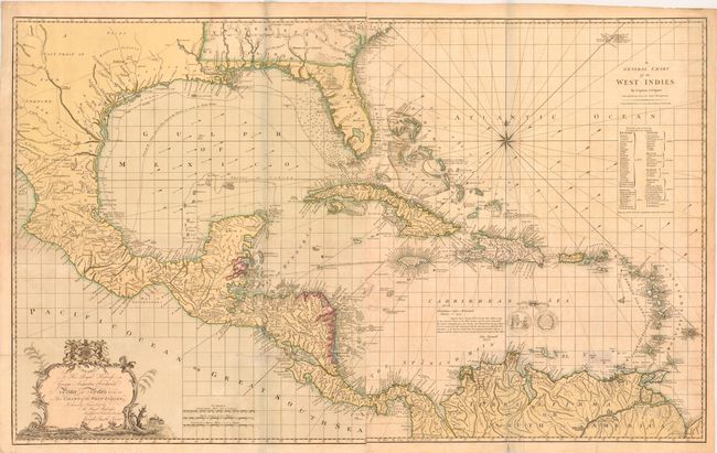 A General Chart of the West Indies / To His Royal Highness George Augustus Frederick Prince of Wales &c. &c. &c. this Chart of the West Indies, is Humbly Inscribed
