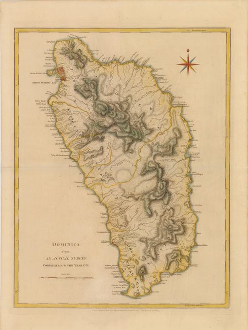 Dominica from an Actual Survey Compleated in the Year 1773