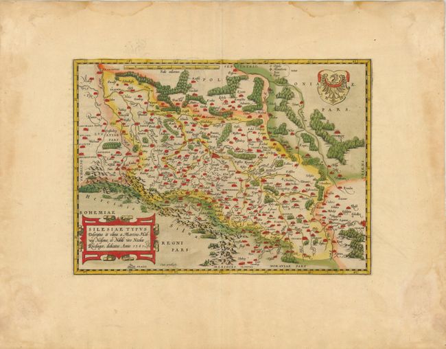 Silesiae Typus Descriptus et Editus a Martino Heilwig Neisense et Nobili Viro Nicolao Rhedinger Dedicatus Anno 1561