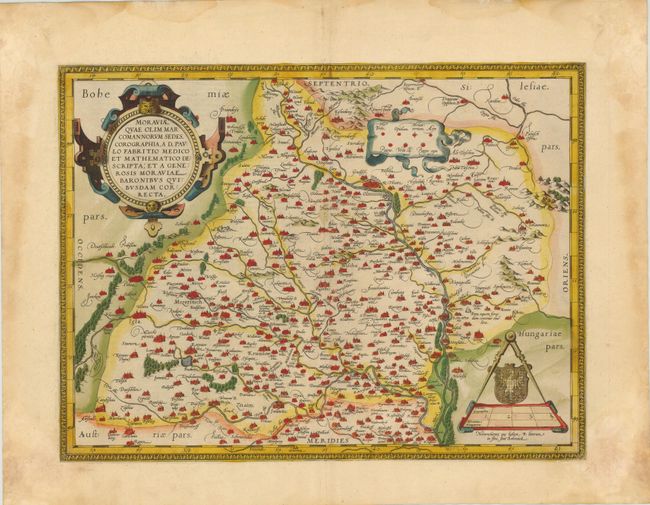 Moraviae, Quae Olim Marcomannorum Sedes, Corographia, a D. Pavlo Fabritio Medico et Mathematico Descripta; et a Generosis Moraviae Baronibus Quibusdam Correcta