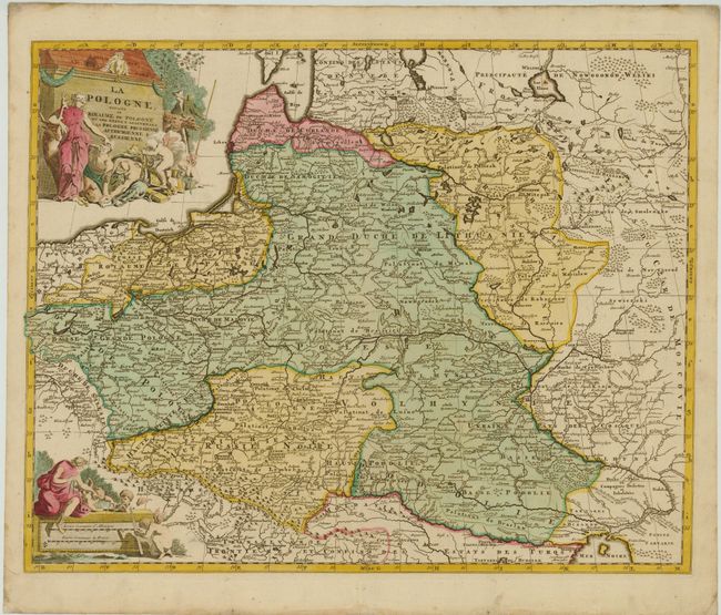 La Pologne, Divisee en Royaume de Pologne et les Etats y Apartenans la Pologne Prussienne Autrichienne & Russienne