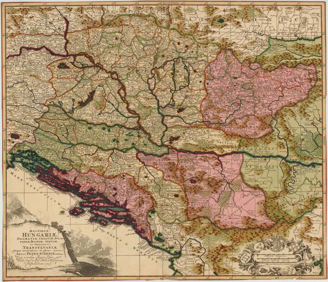 Regnorum Hungariae, Dalmatiae, Croatiae, Sclavoniae, Bosniae, Serviae, et Principatus Transylvaniae typus acciaratior, et Plane Novus;