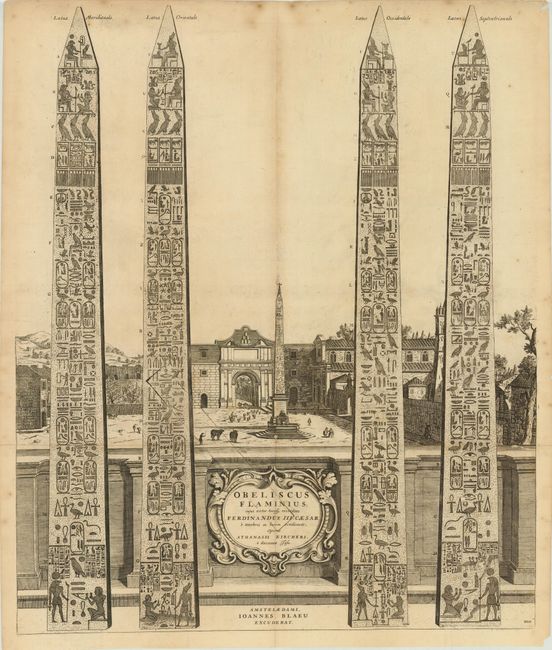 Obeliscus Flaminius; Cujus Notas Hucusq Reconditas Ferdinandus III Caesar e Tenebris in lucem Vindicavit, Opera Athanasii Kircheri, e Societate Jesu