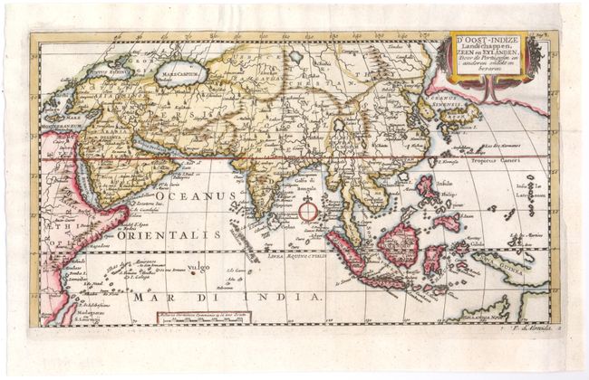 D'Oost-Indize Landschappen, Zeen en Eylanden, door de Portugysen en Anderen Ondekt en Bevaren