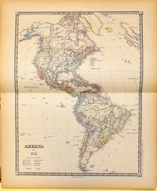 K. V. Spruner Hand-Atlas zur Geschichte Asiens, Afrika's, Amerika's und Australiens