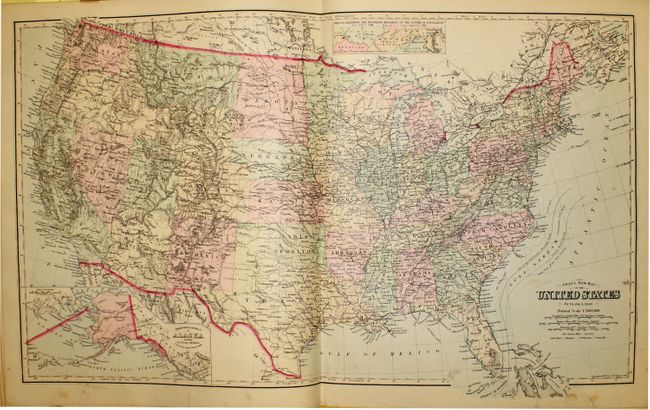 The National Atlas, Containing Elaborate Topographical Maps of the United States and the Dominion of Canada, with Plans of Cities and General Maps of the World...