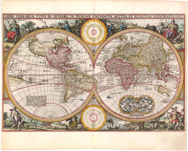 Orbis Terrarum Typus de Integro in Plurimis Emendatus, Auctus, et Icunculis Illustratus