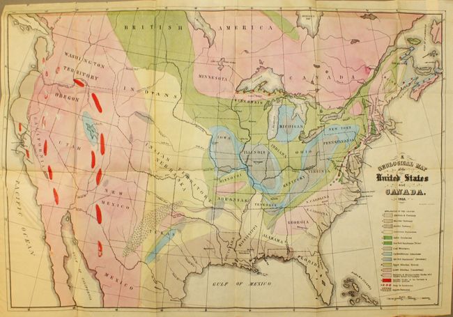 A Geological Map of the United States and Canada [and] Outline of the Geology of the Globe