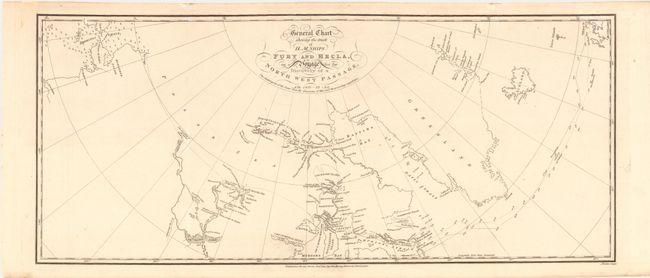 General Chart Shewing the Track of H. M. Ships Fury and Hecla, on a Voyage for the Discovery of a North West Passage, AD. 1821-22-23