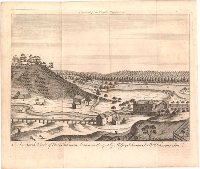 A North View of Fort Johnson Drawn on the Spot by Mr. Guy Johnson Sir Wm. Johnson's Son