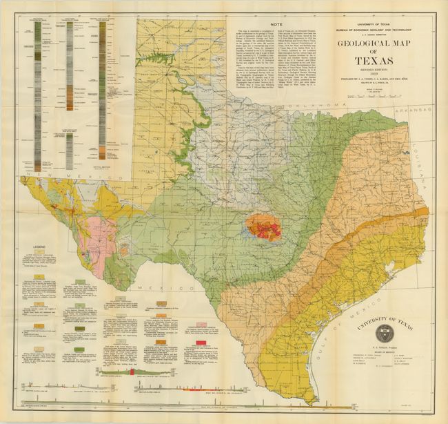 Geological Map of Texas (Revised Edition)