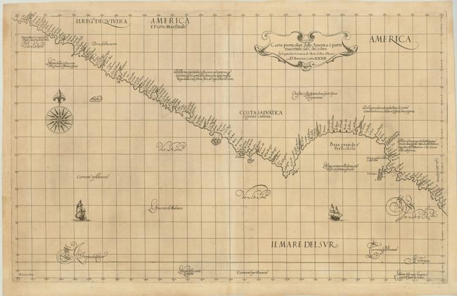 Carta Particolare della America e Parte Maestrale dal C: di Cedros