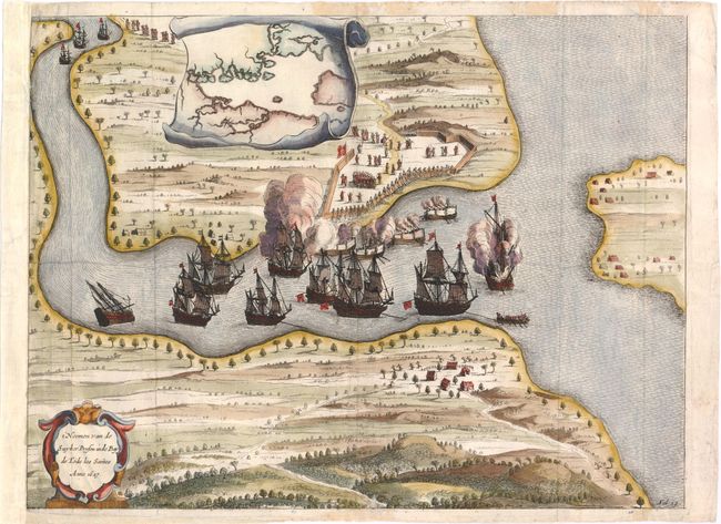 T' Neemen van de Suyker Prysen in de Bay de Tode los Santos Anno 1627