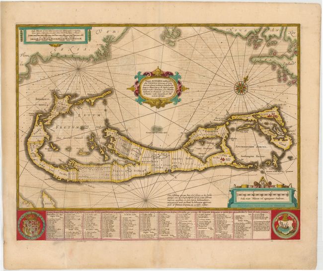 Mappa Aestivarum Insularum, alias Barmudas Dictarum