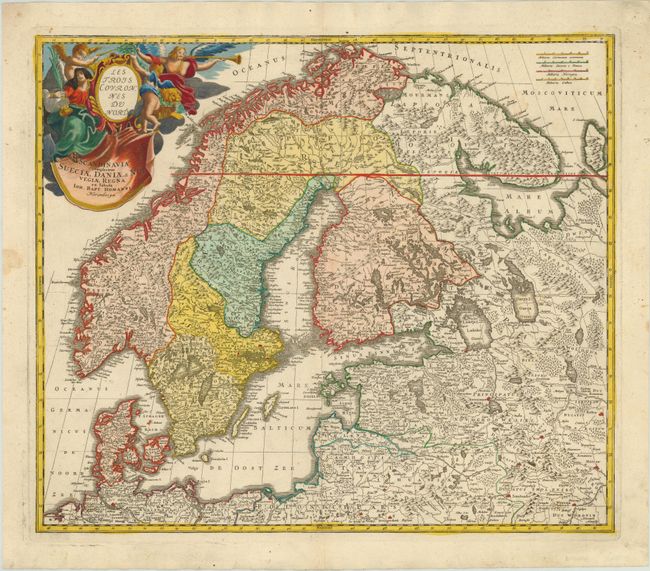 Scandinavia complectens Sueciae, Daniae & Norvegiae Regna ex Tabulis
