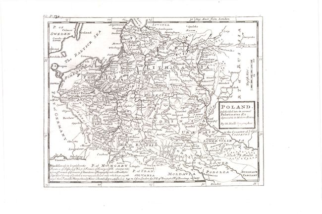 Poland. Subdivided into its Several Palatinates &c. Agreeable to Modern History