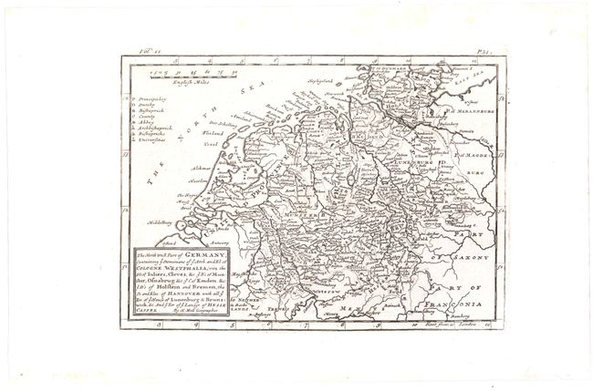 The North West Part of Germany; Containing ye Dominions of ye Arch: and El: of Cologne...