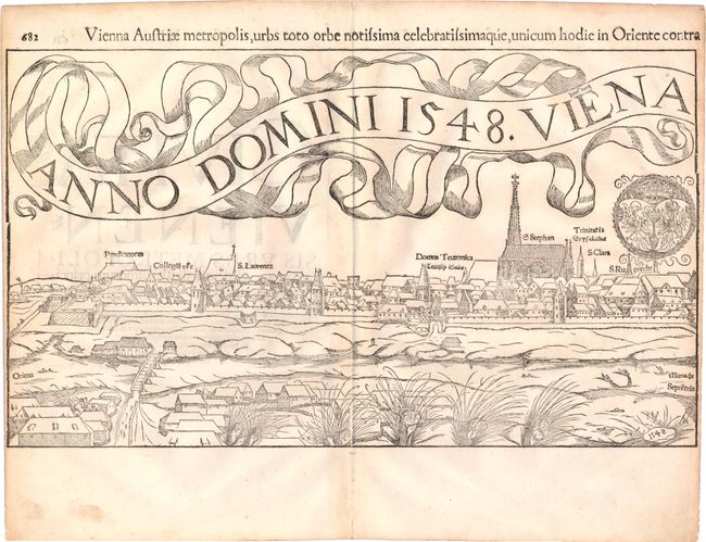 Anno Domini 1548. Viena Austriae Hunc Habuit Situm
