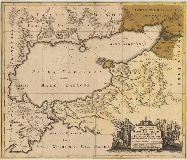 Nova Mappa Geographica Maris Assoviensis vel de Zabache et Paludis Maeotidis
