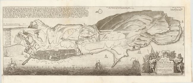A New and Exact Plan of Gibraltar &c with all its Fortifications as They are at Present...