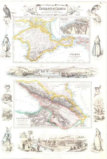 Caucasus & Crimea with the Northern Portions of the Black & Caspian Seas