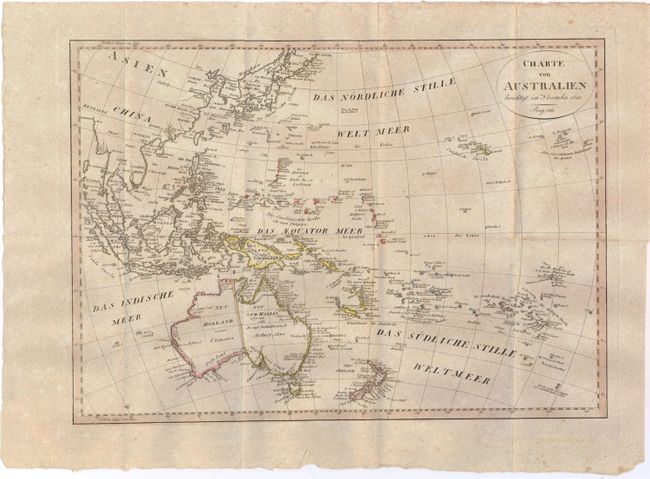 Charte von Australien Berichtigt im November 1812