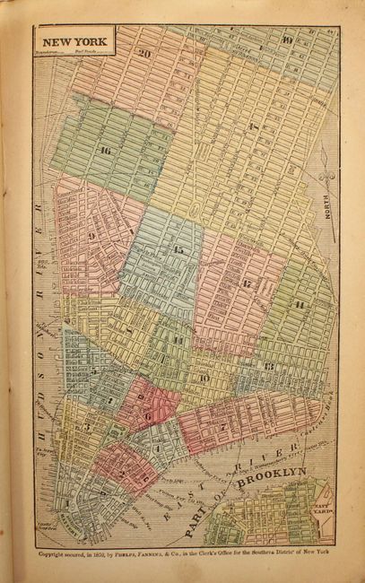 Phelps' Hundred Cities and Large Towns of America: with Railroad Distances Throughout the United States, Maps of Fourteen Cities, and Other Embellishments