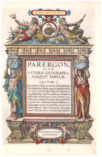 Parergon, sive Veteris Geograpiae Aliquot Tabulae