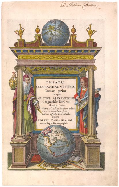 Theatri Geographiae Veteris Tomus Prior in quo Cl. Ptol. Alexandrini Geographiae Libri VIII...