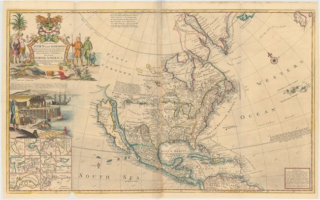 To The Right Honourable John Lord Sommers... This Map of North America According to ye Newest and Most Exact Observations