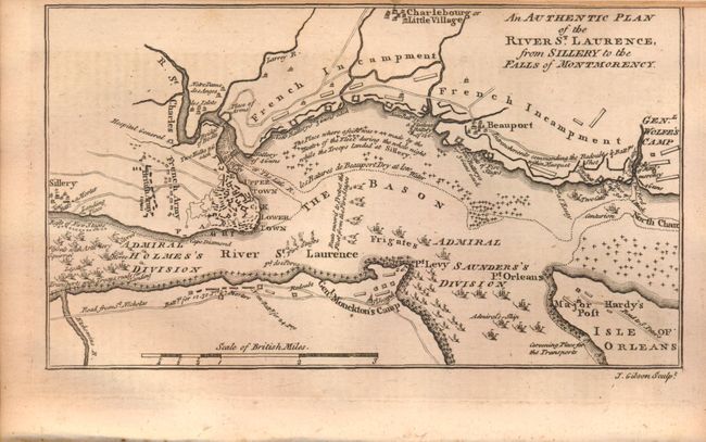 An Authentic Plan of the River St. Laurence, from Sillery to the Falls of Montmorency [and]  A Map of the Island of Orleans with the Environs of Quebec [and] Grundriss der Stadt Quebec