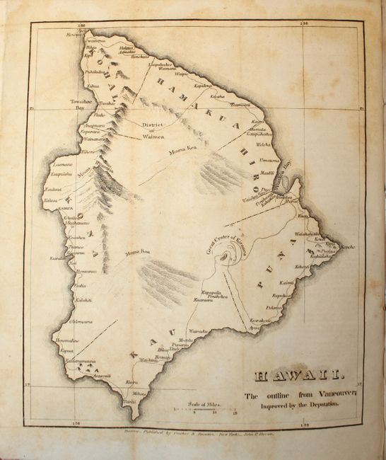 Hawaii. The Outline from Vancouver; Improved by the Deputation [with] The Missionary Herald. For the Year 1826. Vol. XXII