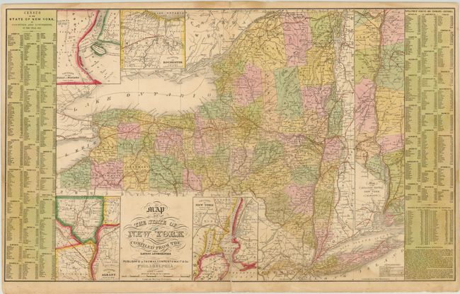 Map of the State of New York Compiled from the Latest Authorities