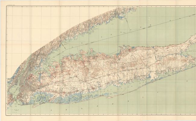Map of Long Island, New York Showing Location of Wells