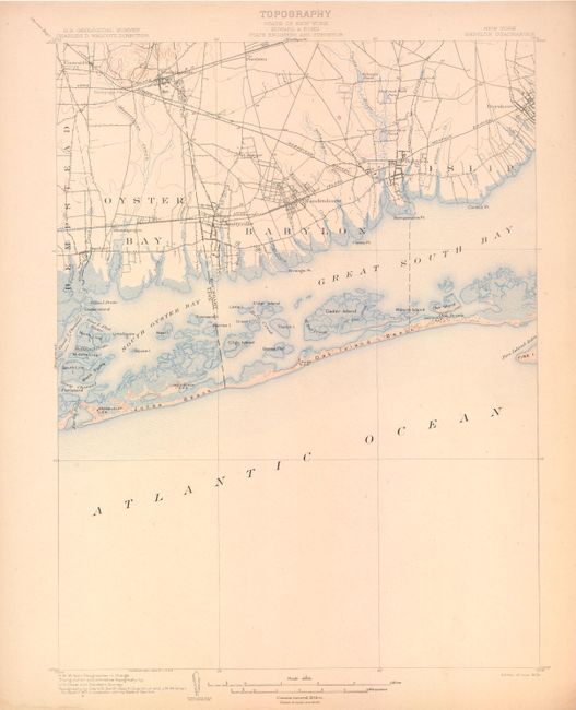 [Lot of 11 - USGS Topographical Maps - Long Island, NY]