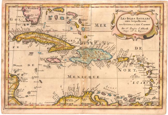 Les Isles Antilles Entre les Quelles sont les Lucayes et les Caribes