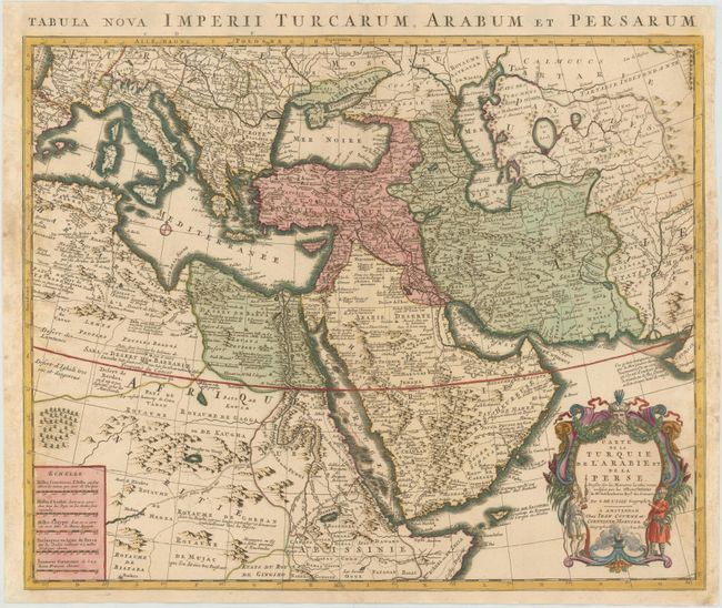 Carte de la Turquie de l'Arabie et de la Perse Dressee sur les Memoires les Plus Recens Rectifiez par les Observations de Mrs. de l'Academie Royle. des Sciences