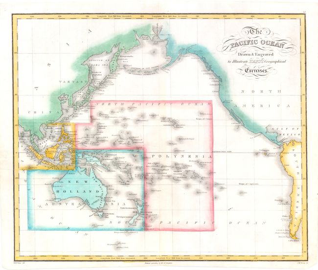 The Pacific Ocean Drawn & Engraved to Illustrate Hart's Geographical Exercises
