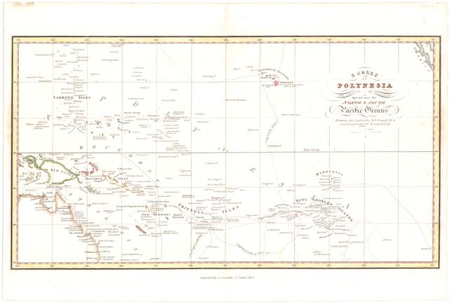 A Chart of Polynesia or Groups of Islands Spread Over the North & South Pacific Oceans