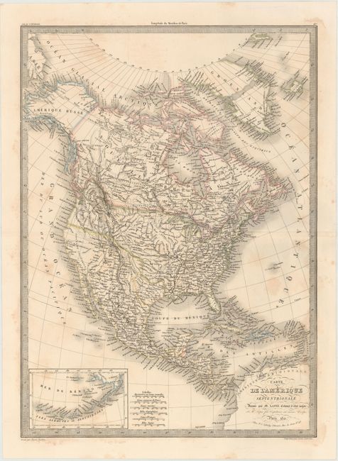 Carte de l'Amerique Septentrionale